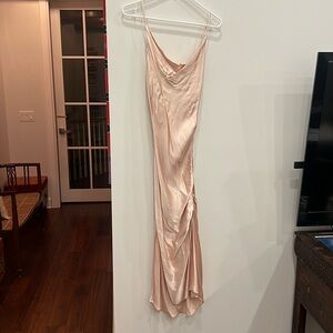 Pearl Pink Midi Zara Dress